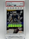2025 Panini Score Football Bo Nix Emerged Gold Zone /50 PSA 8 Broncos