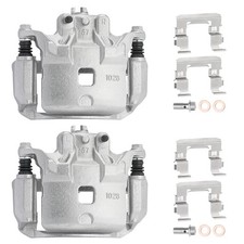 Pair Front Brake Calipers W Bracket Fits 2007-2019 Nissan Sentra 1.8l 2.0l