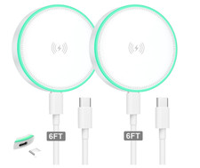 MagSafe Charger 2Pack 15W Magnetic Wireless Charger Fast Charging Pad