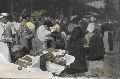Postcard postcard 75 Paris 8 am le carreau le sunday fruits (1.9)
