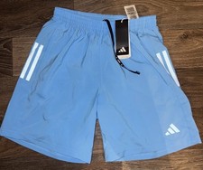 NEW Adidas Men's Running Semi Blue Burst OTR Athletic Shorts S- 7" inseam
