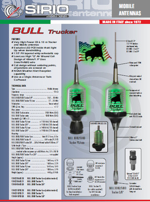 Sirio Bull Trucker 5000 LED W/PL Connector - 5000 Watts