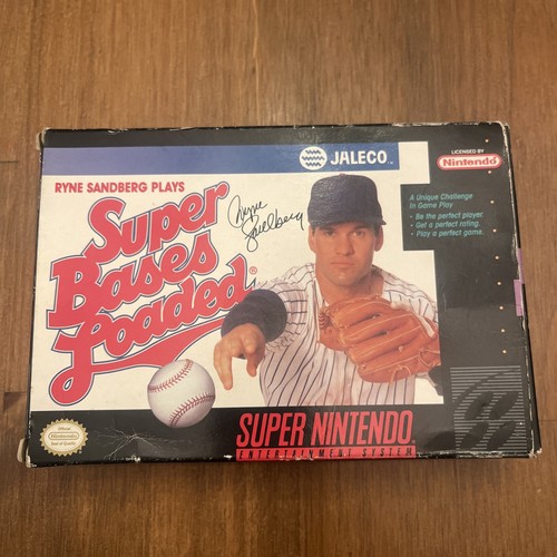 Super Bases Loaded SNES (Super Nintendo Entertainment System, 1991) *No Manual*