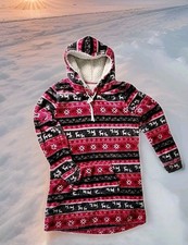 MUK LUKS Original Women's Small Minky Fleece Hoodie Pullover Super Soft Cozy