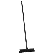 VIKAN  Push Broom,59.1 in,Black Bristle 818HZ5