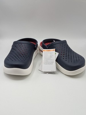 Crocs Inmotion Clogs Slides Shoes Navy/White/Red Mens Size 7 / Womens Size 9 NWT