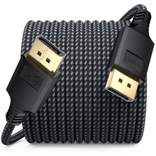 DisplayPort Cable 1.4 20FT, DP Display Port Cord 8K60Hz, 4K144Hz, 2K240Hz, 32...