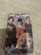 NEW KIDS ON BLOCK - LET'S TRY IT AGAIN  Cassette Tape, 1990  CBS Records