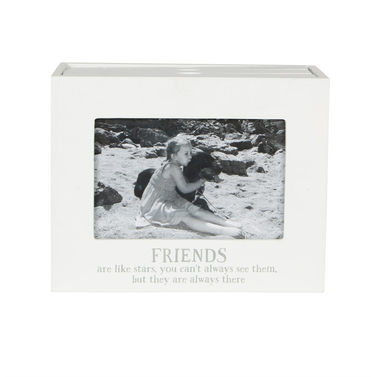 Sass & Belle Friends Are Like Stars Multi Photo File 3 Drawers Frame Standing