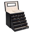 Schmuckkasten Schmuckkästchen Mädchen Schmuckkoffer Schmuckschatulle 5 Schublade