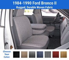 Duramax Tweed Seat Covers For 1984-1990 Ford Bronco Ii