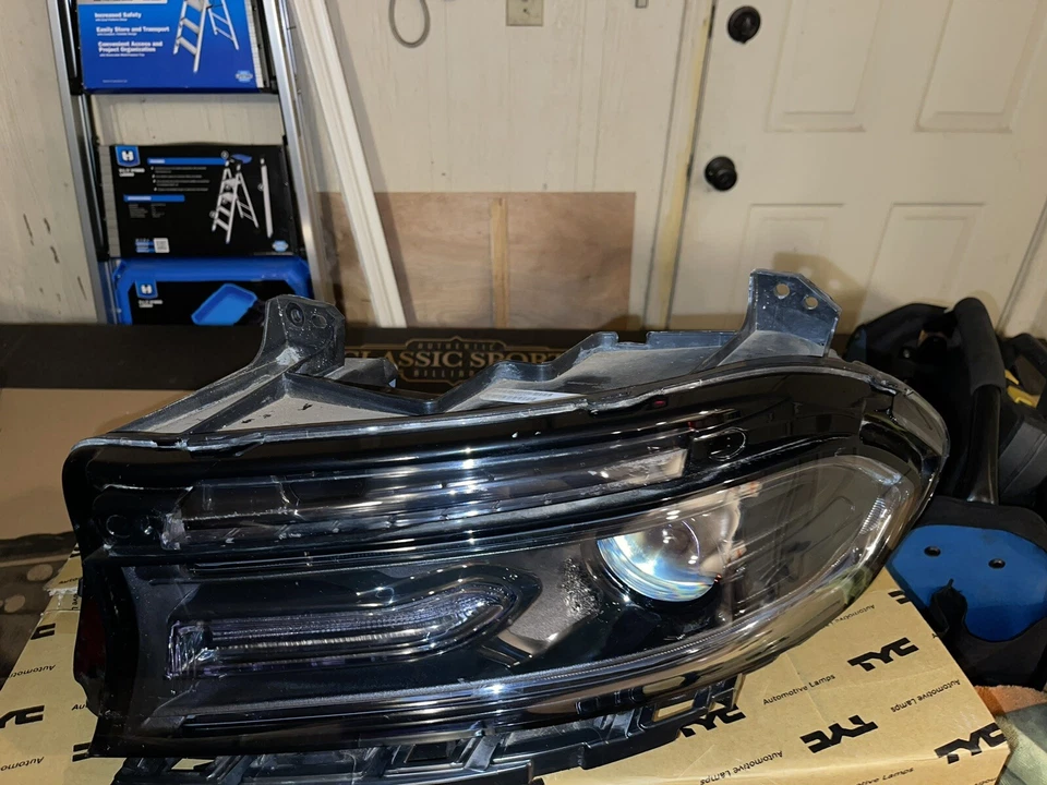 Левая светодиодная галогенная фара со стороны водителя для Dodge Charger 2015 2016 2017-2020 годов выпуска - Изображение 2 из 4