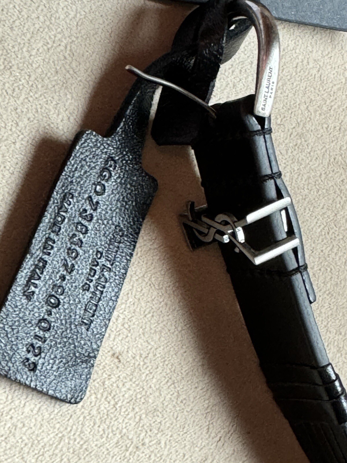 Cintura unisex Yves Saint Laurent 90 cm nera