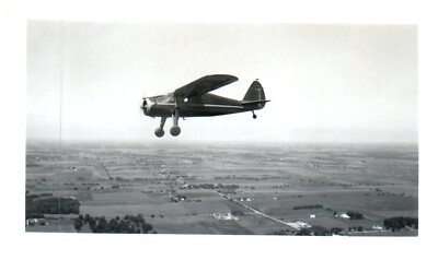 Fairchild 24 Warner Airplane Miles Blaine Photograph 5x3.5'' NC28690 Aerial