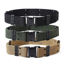 Military Tactical Belt Heavy Duty Security Guard Working Utility Nylon Waistband