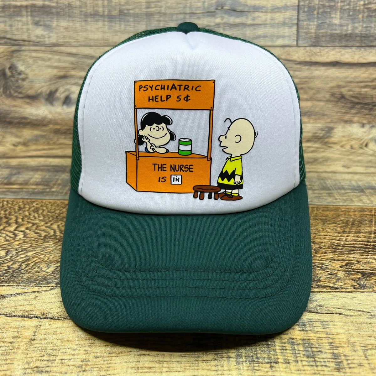 charlie brown trucker hat
