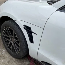 Car Body Side Fender Air Intake Flow Vent Wing Stickers Emblem Badge Decal Trim