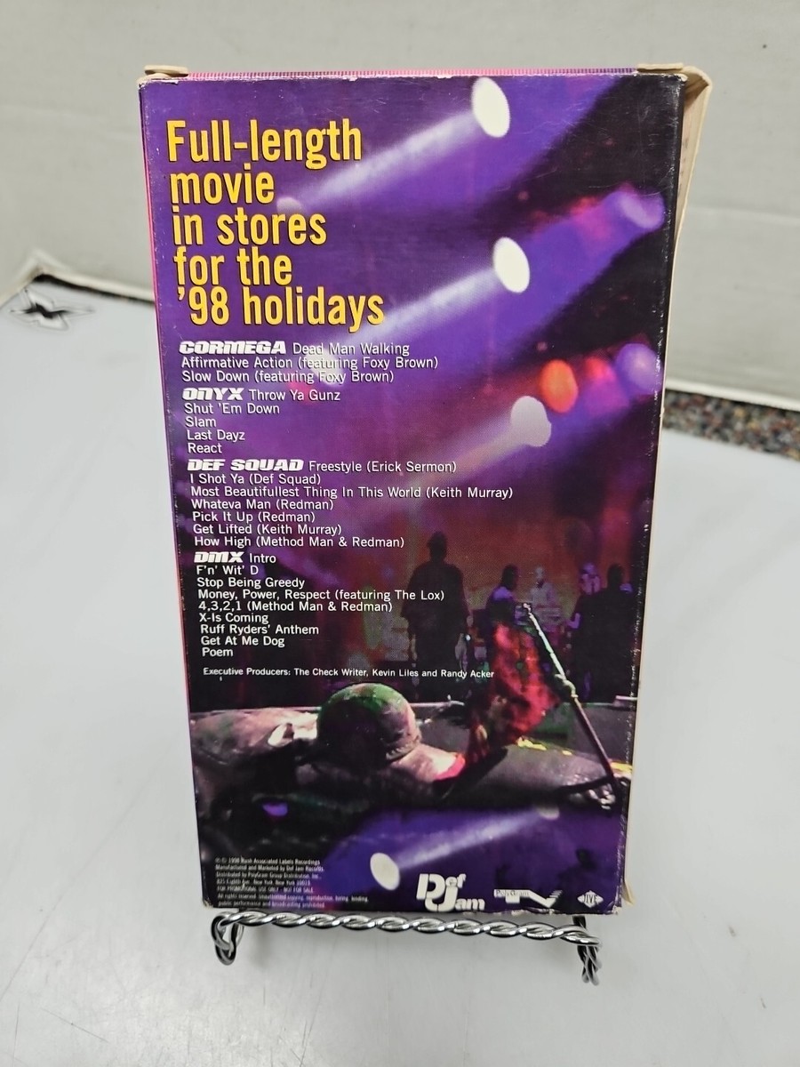 Def Jam Survival Of The Illest Live From 125 N.Y.C. VHS 1998 DMX