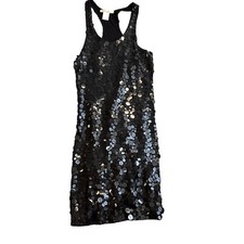 WDNY Dress Women’s Small Sequins Stretch Racer Back Rayon Spandex Bodycon