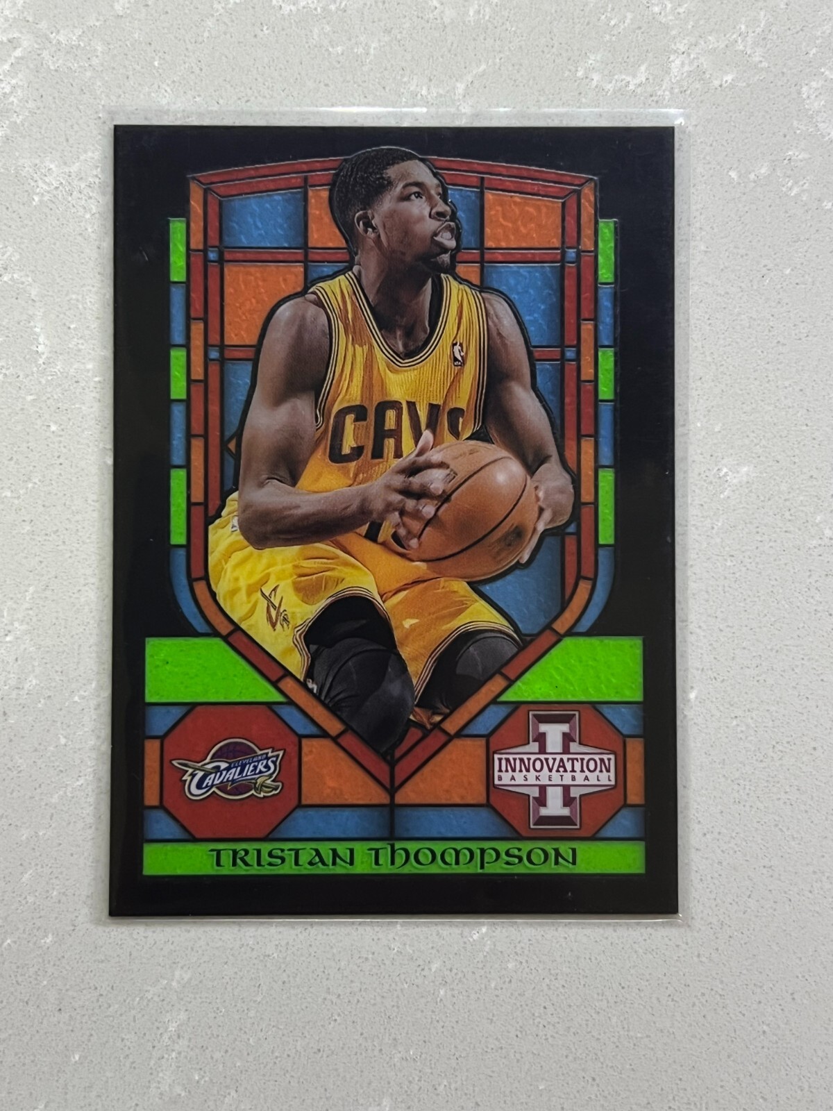 2013-14 Panini Innovation Tristan Thompson Stained Glass #57 Cleveland Cavaliers