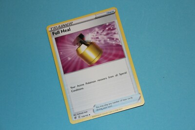 Pokemon Trainer Karte - englisch - '' Full Heal '' Item