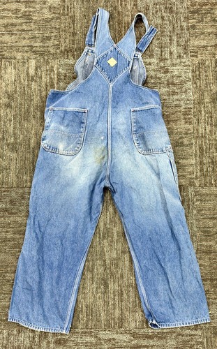Vintage Bic Mac Distressed Overalls Chore Coveralls 42x30 - Picture 15 of 19
