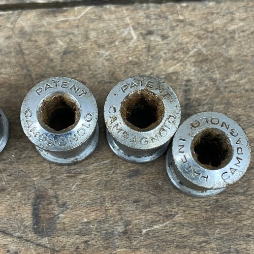 Vintage Campagnolo Record Chainring Bolts Screw Nut Crank Patent Stamped 1980s - Picture 5 of 10