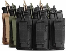 Tacticon K2 K3 Battle Pouch Molle Double Triple Rifle Magazine Holster Pouches