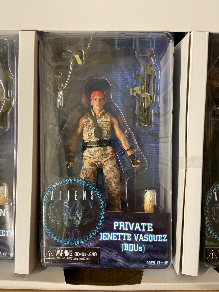 NECA Alien Aliens Figures Ripley Vasquez Battle Damaged Xenomorph