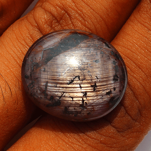 54.85 Cts Natural Star Ruby Top Quality 23mmx19.7mm Oval Cabochon Loose Gemstone - 第 12/17 張圖片