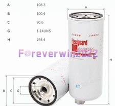 2PCS NEW FOR cartridge FS36259 oil and water separator for 4327369 #E2