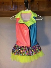 Multi Color Youth 2 Piece Jazz/Tap Dance Costume