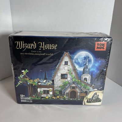 Wizard House Block Set for Ages 12+ NO.66041 TOK MOC 2666pcs - Magic Stone House