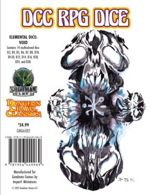 Dungeon Crawl Classics - DCC Elemental Dice Void OOS - GMG6082