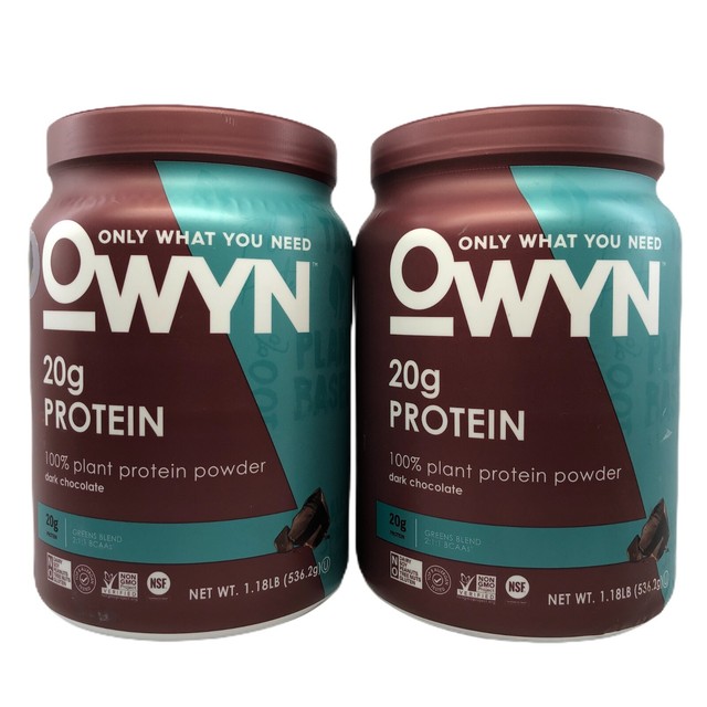 Owyn 100 Plant Protein Powder Dark Chocolate 19oz for sale