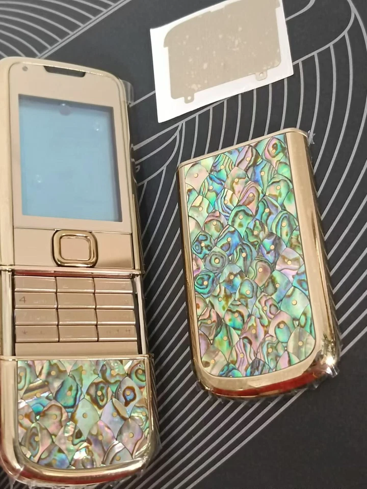 LUJO RARO Nokia 8800 Oro Arte 8800e-1 Piezas Teléfono Móvil Carcasa Fundas Estuches Foto 4 de 4