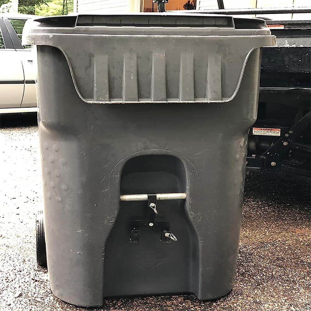 Alloy Steel Trash Can Hauler Wheeled Trash Can Couplers Outdoor eBay