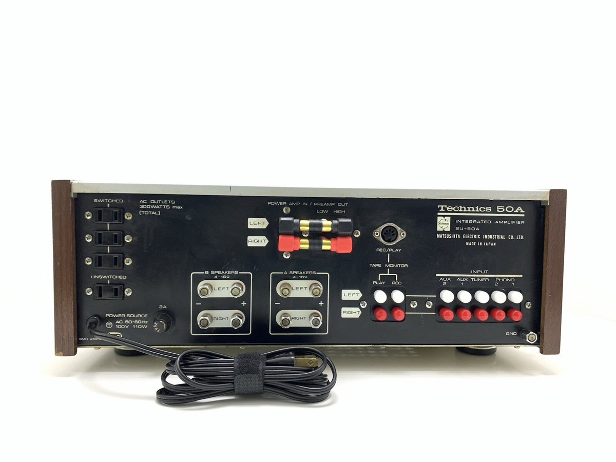 TECHNICS SU 50A Stereo Integrated Solid State Amplifier Vintage