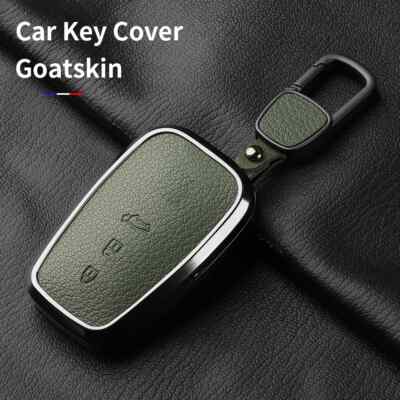 Leather Key Case Cover For Toyota LCruiser 200 Prado Crown TLK 200 Yaris Cross