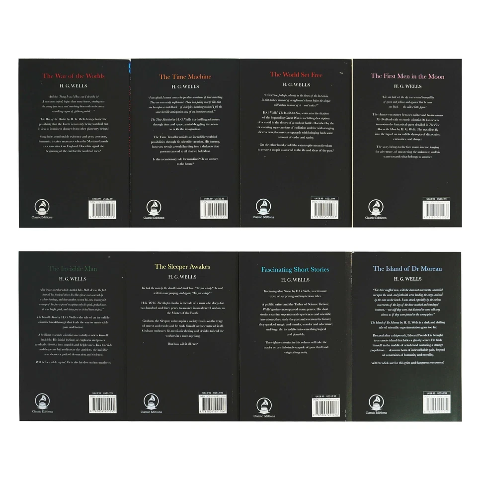 H. G. Wells Collection 8 Books Box Set - Fiction - Paperback - Image 3 of 4