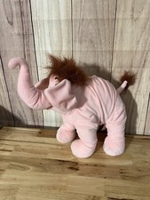 Disney JUNGLE BOOK Hathi Jr Plush 12  Stuffed Animal Pink Elephant Toy