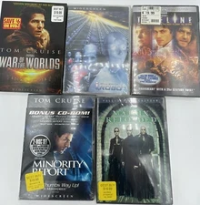 5 New DVD Movies Minority Report, War Of Worlds, Matrix Reload, Timeline I Robot