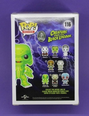 FUNKO POP MOVIES #116 CREATURE FROM THE BLACK LAGOON (GLOW) GITD