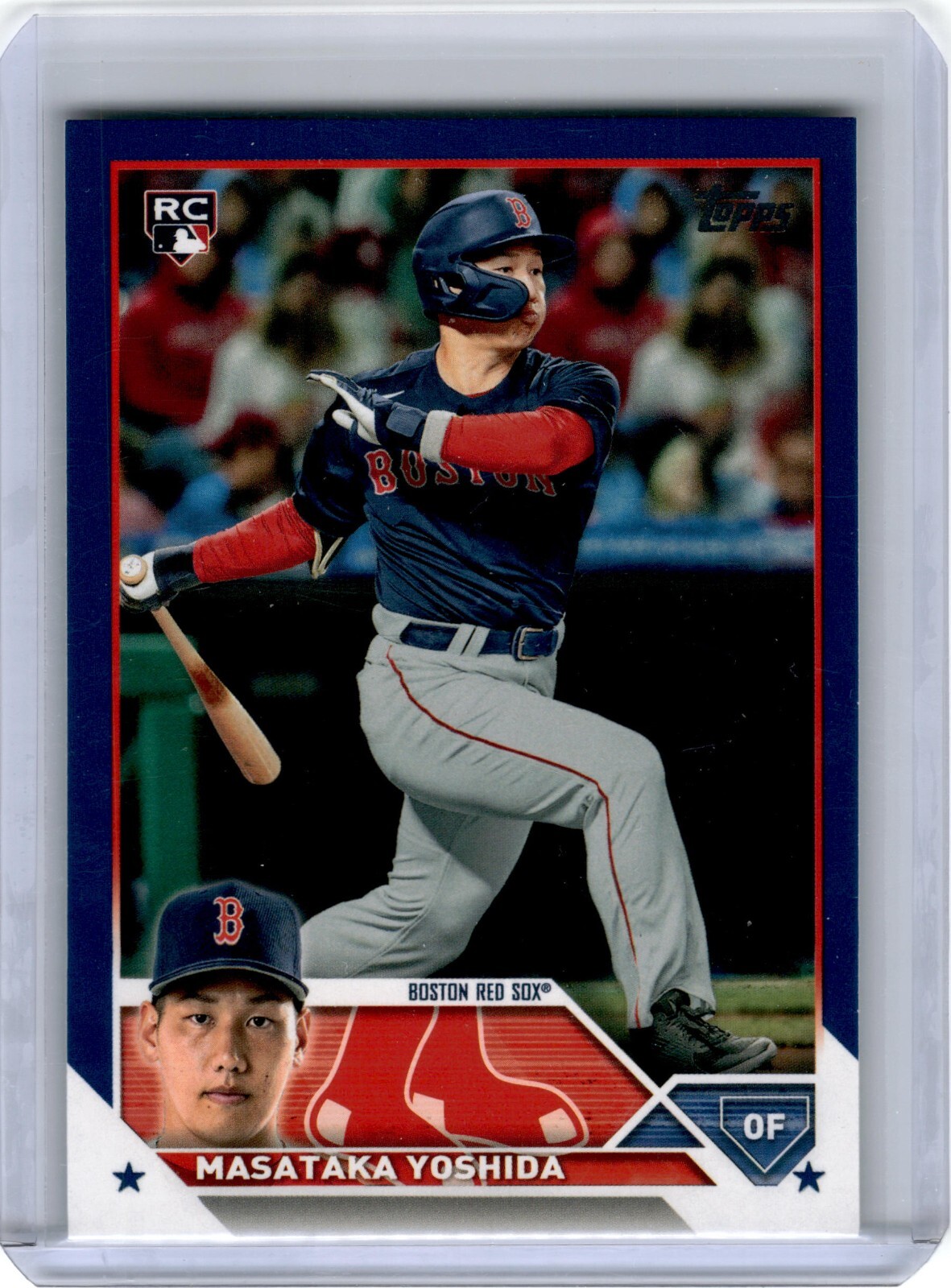 Masataka Yoshida 2023 Topps Royal Blue #471 Red Sox RC Rookie