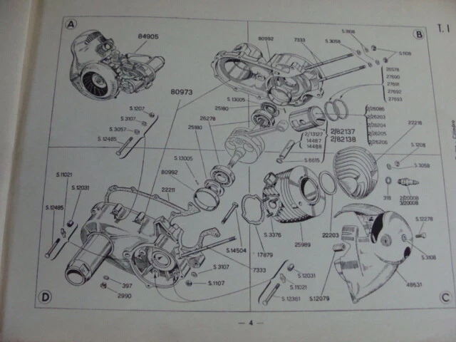 Ape AC 2 Piaggio catalogo parti di ricambio - Immagine 4 di 4