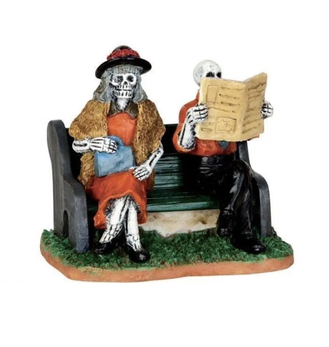 Lemax Spooky Town Skeleton Train Halloween Village Figurine 42205