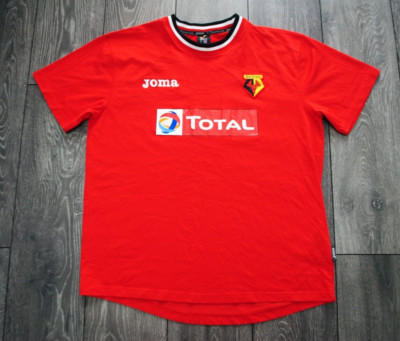 WATFORD TRAINING JERSEY FAN FOOTBALL STADIUM SHIRT RED JOMA VINTAGE 2000'S XL