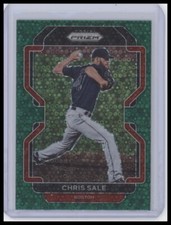 2022 Panini Prizm #205 Chris Sale Green Donut Circles Prizm