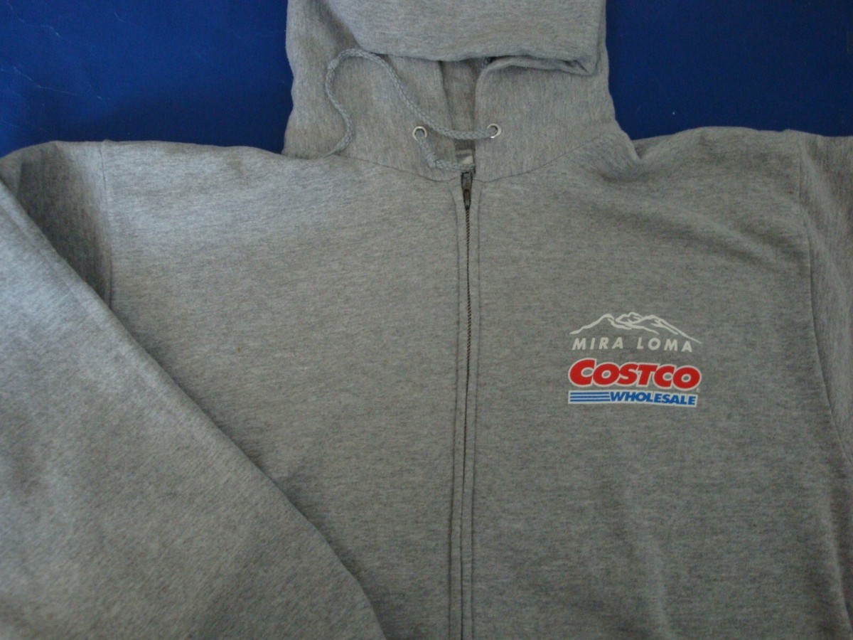 Costco Wholesale Gray Hoodie Mira Loma Location Sweat Shirt Hoodie | eBay