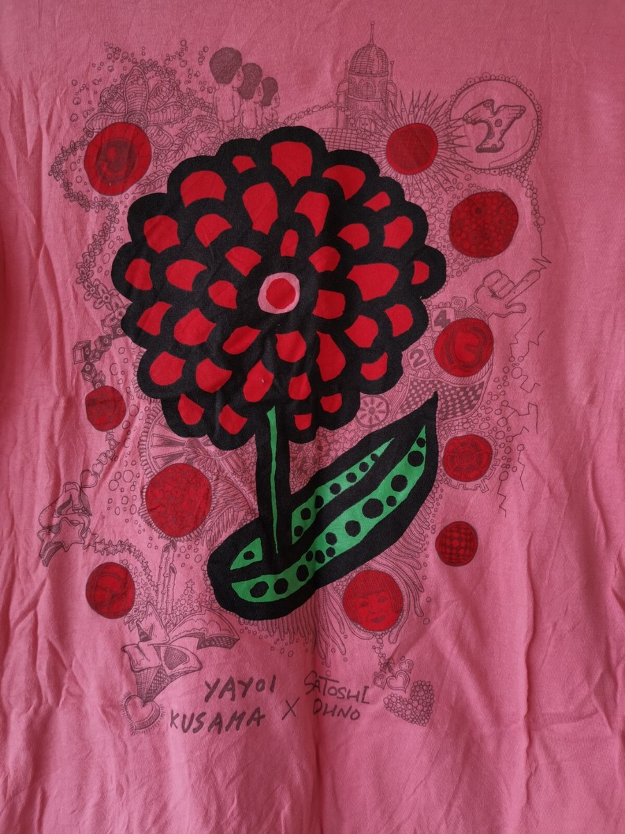 yayoi❤︎ Yayoi Kusama Vintage Wash Japanese Design T-Shirt – FujiSakuras